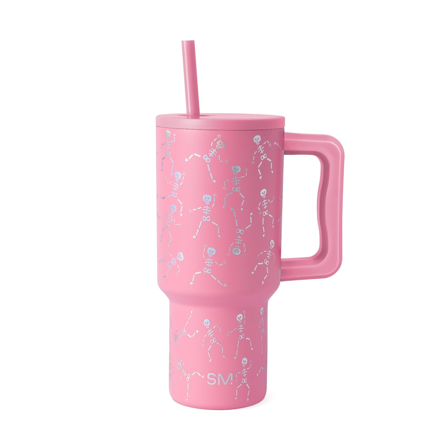 Simple Modern 30 fl oz Insulated Stainless Steel Trek Tumbler with Straw Lid | Seaglass Sage and Cream Checkmate - ON24