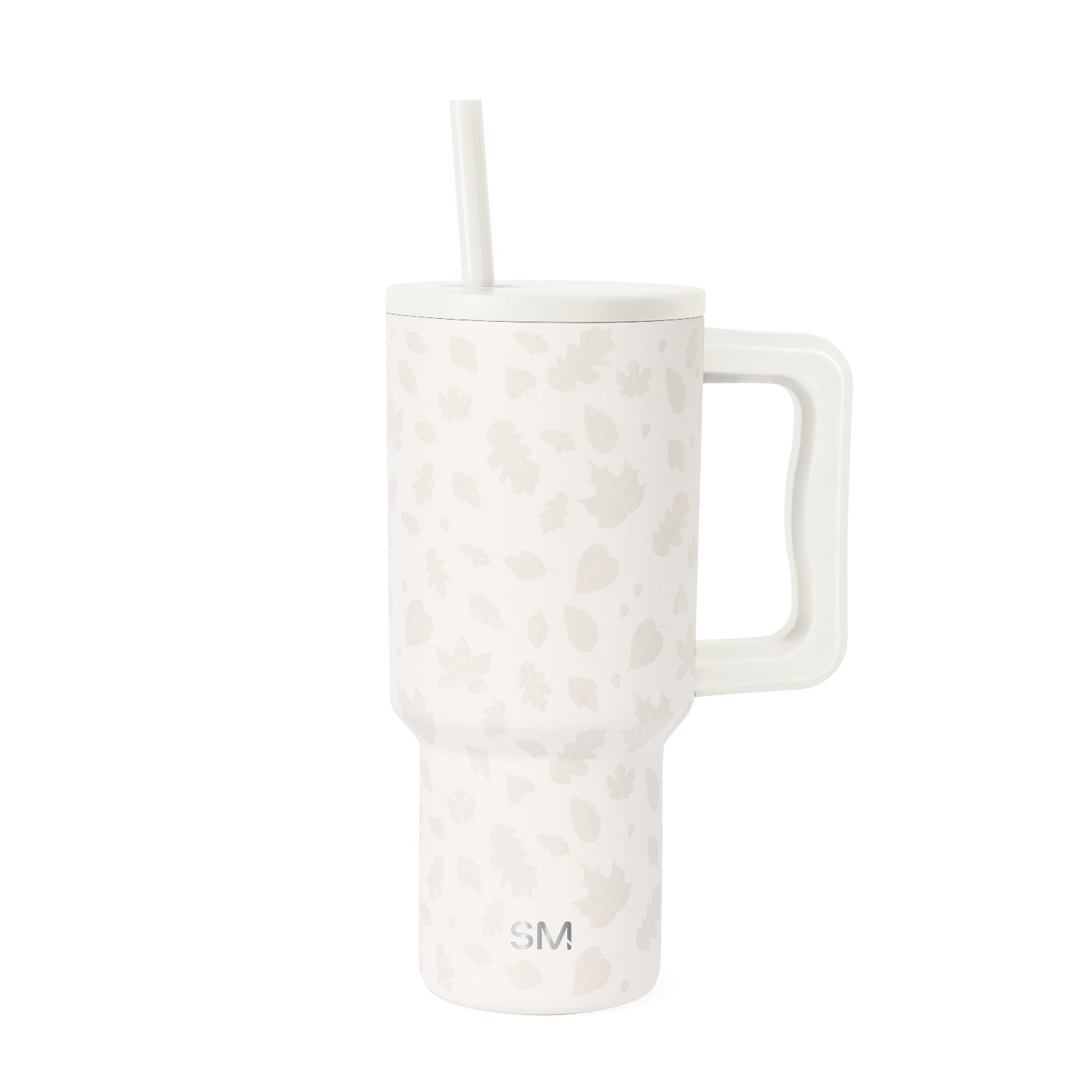 Simple Modern 30 fl oz Insulated Stainless Steel Trek Tumbler with Straw Lid | Seaglass Sage and Cream Checkmate - ON24