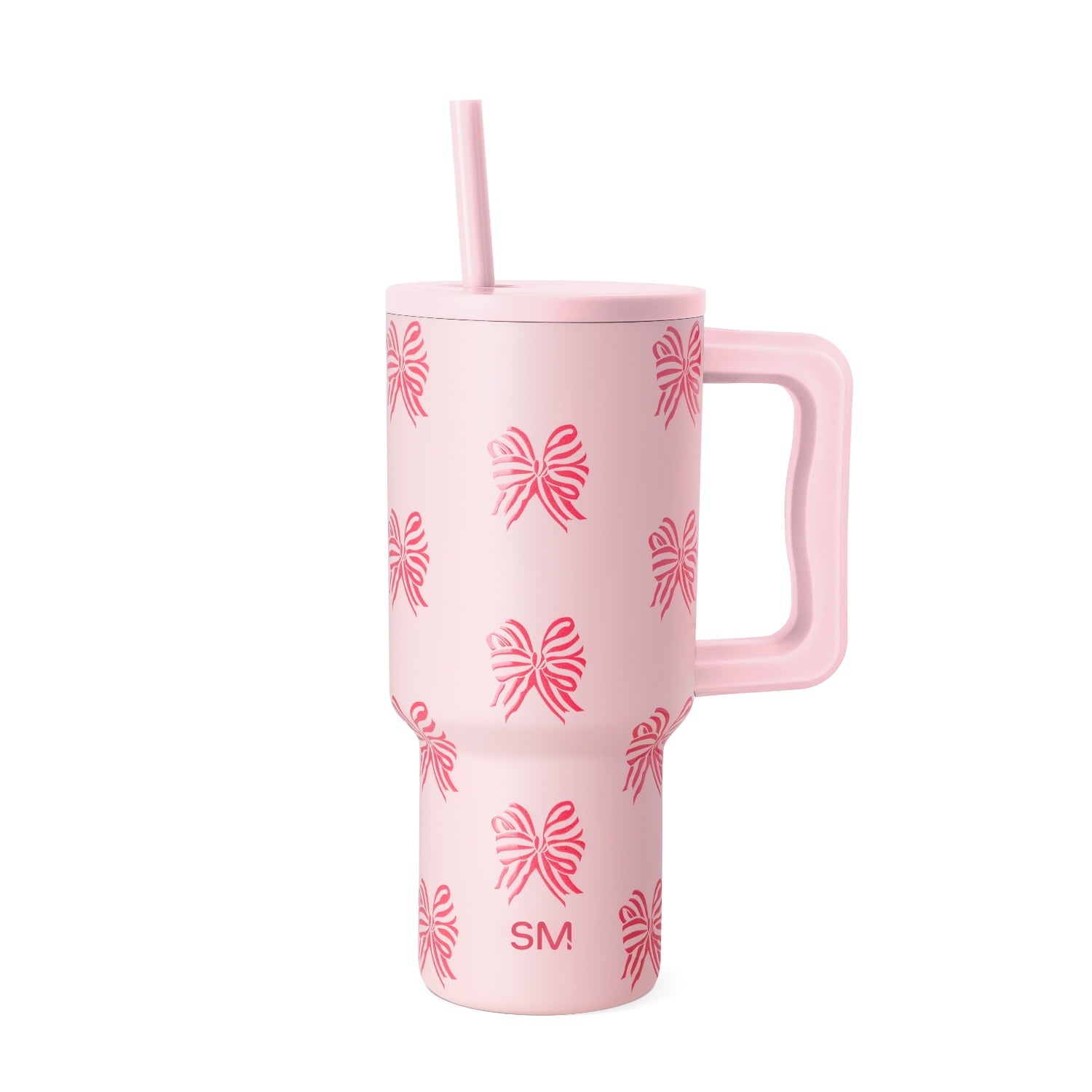 Simple Modern 30 fl oz Insulated Stainless Steel Trek Tumbler with Straw Lid | Seaglass Sage and Cream Checkmate - ON24