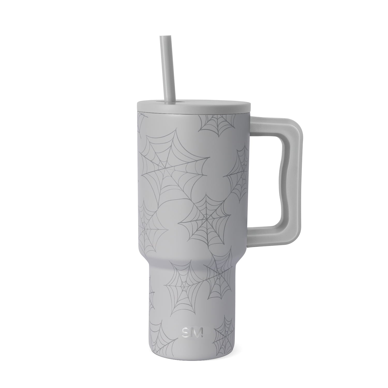 Simple Modern 30 fl oz Insulated Stainless Steel Trek Tumbler with Straw Lid | Seaglass Sage and Cream Checkmate - ON24