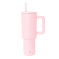 Simple Modern 40 fl oz Insulated Stainless Steel Trek Tumbler with Straw Lid | Blush - D91S