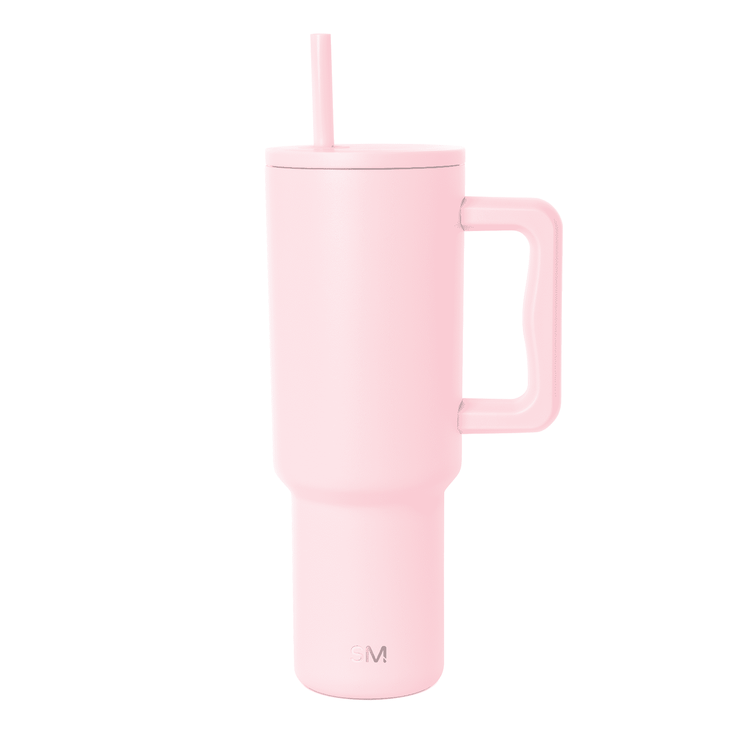Simple Modern 40 fl oz Insulated Stainless Steel Trek Tumbler with Straw Lid | Blush - D91S