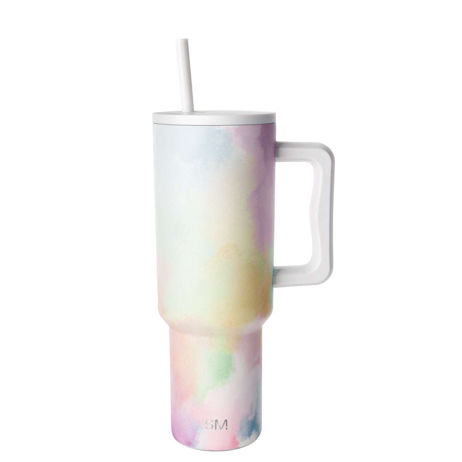 Simple Modern 40 fl oz Insulated Stainless Steel Trek Tumbler with Straw Lid | Blush - D91S