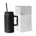 Simple Modern 50 fl oz Insulated Stainless Steel Trek Tumbler with Straw Lid | Midnight Black - WQTV