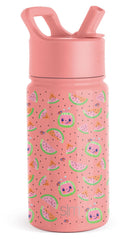 Simple Modern CoComelon Kids Water Bottle with Straw Lid | Insulated Stainless Steel Reusable Tumbler for Toddlers, Girls | Summit Collection | 14oz, CoComelon Pink Melon - X74E