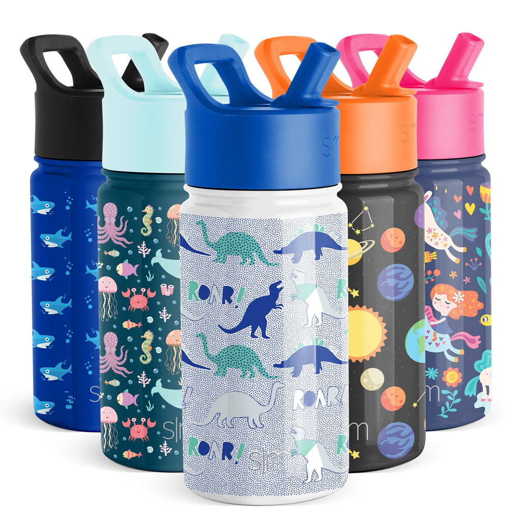 Simple Modern Summit Water Bottle Straw Lid Vacuum Insulated Stainless Steel Bottle | 14 fl oz - W69U