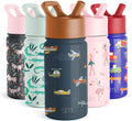 Simple Modern Summit Water Bottle Straw Lid Vacuum Insulated Stainless Steel Bottle | 14 fl oz - Q253