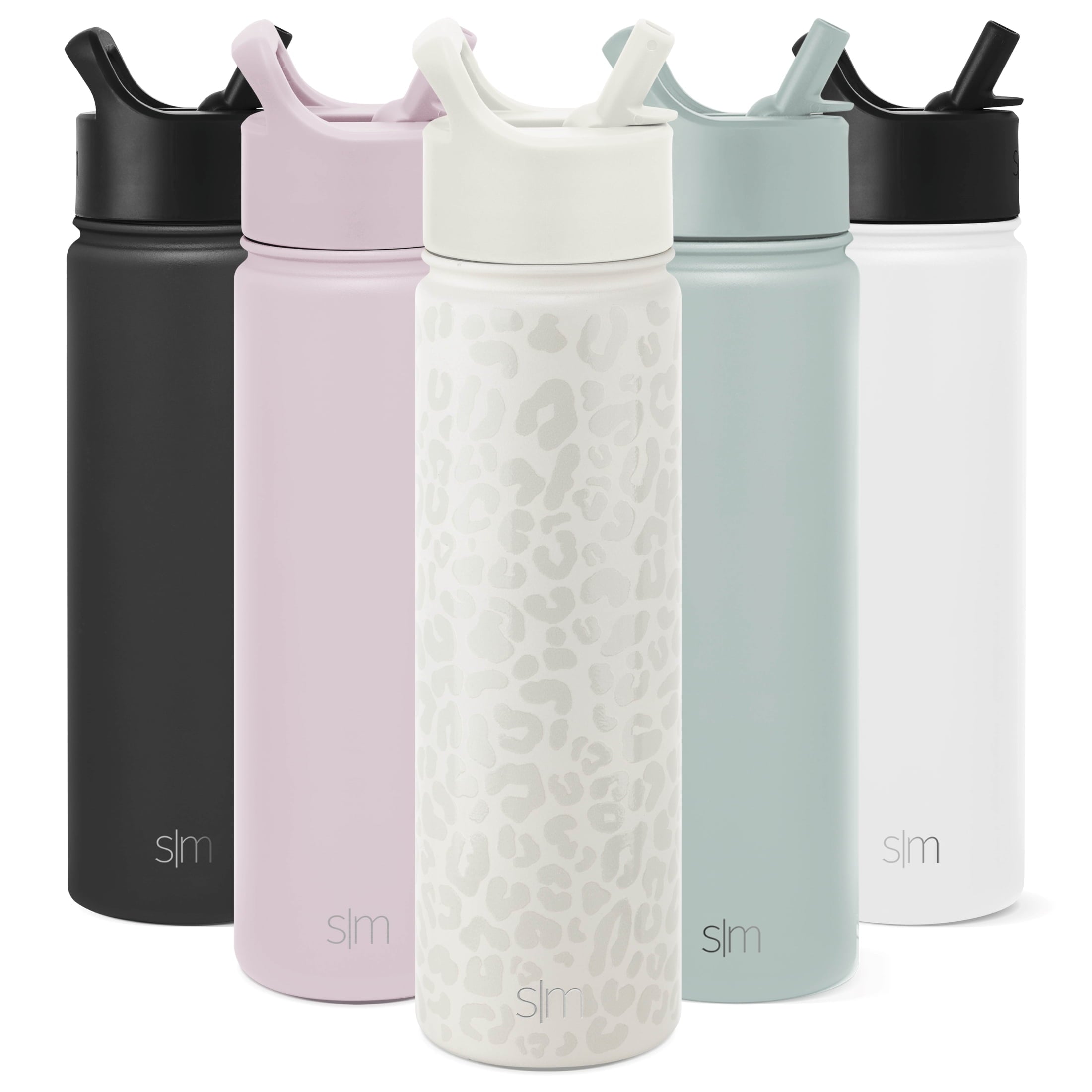 Simple Modern Summit Water Bottle Straw Lid Vacuum Insulated Stainless Steel Bottle | 22 fl oz - CO4B