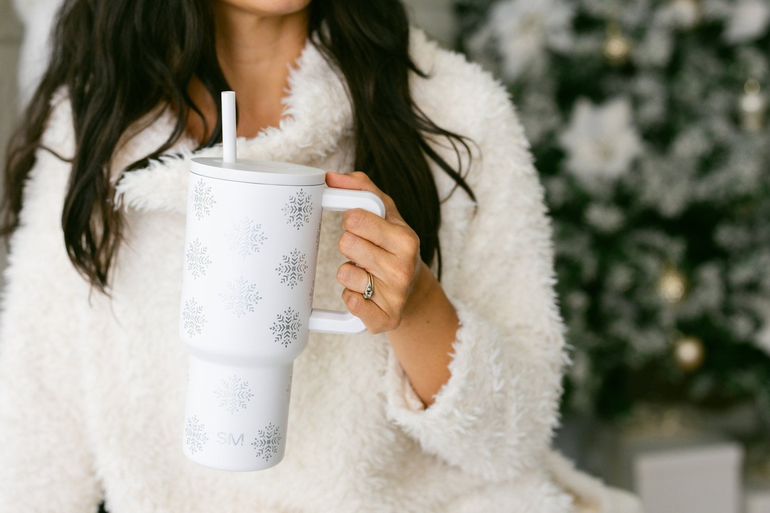 Simple Modern 30 fl oz Insulated Stainless Steel Trek Tumbler with Straw Lid | Seaglass Sage and Cream Checkmate - ON24